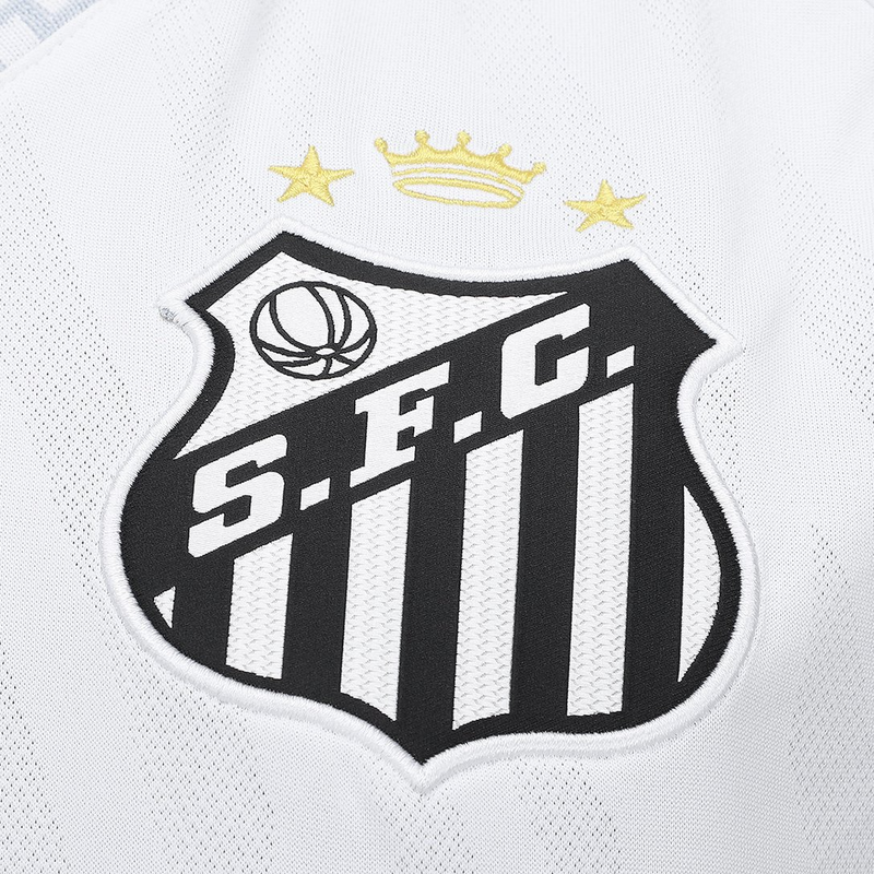 Camisa Santos I 25/26 Torcedor Umbro Masculino - Branca e cinza