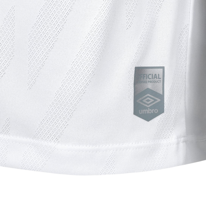 Camisa Santos I 25/26 Torcedor Umbro Masculino - Branca e cinza