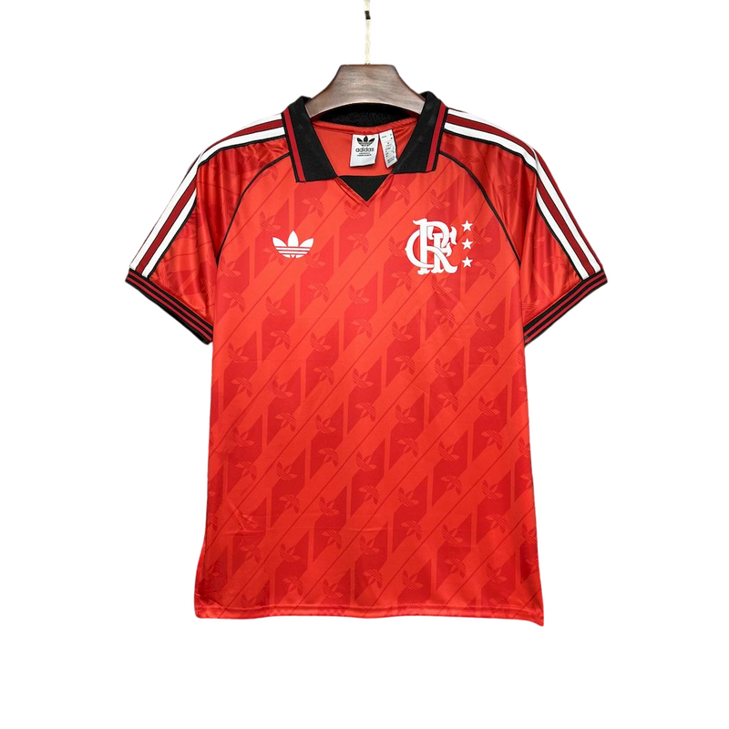 Camisa Flamengo 24/25  Lifestyler Retrô Masculina - Vermelho