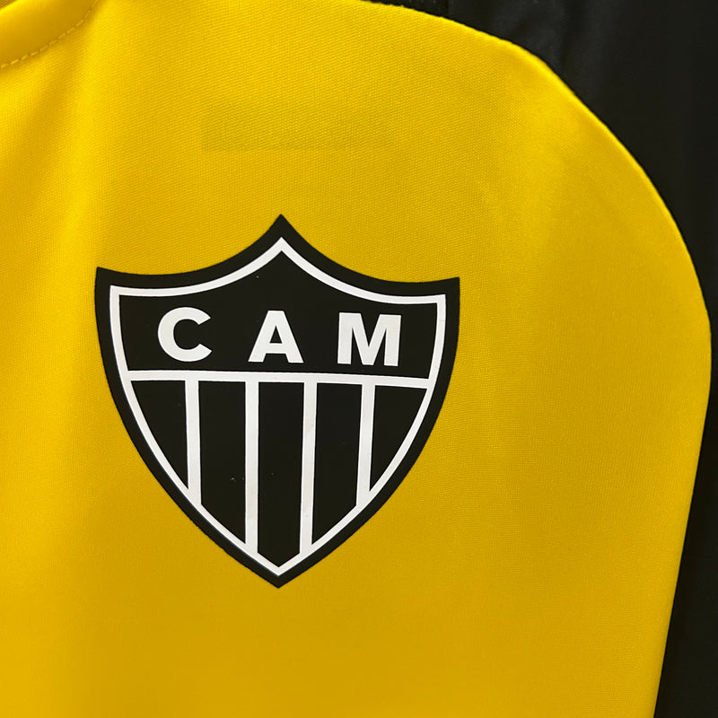 Camisa Atlético Mineiro Treino 25/26 Adidas Masculina - Amarelo e preto