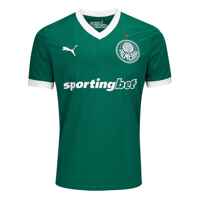 Camisa Palmeiras Home 25/26 s/n Torcedor Puma Masculina - Verde