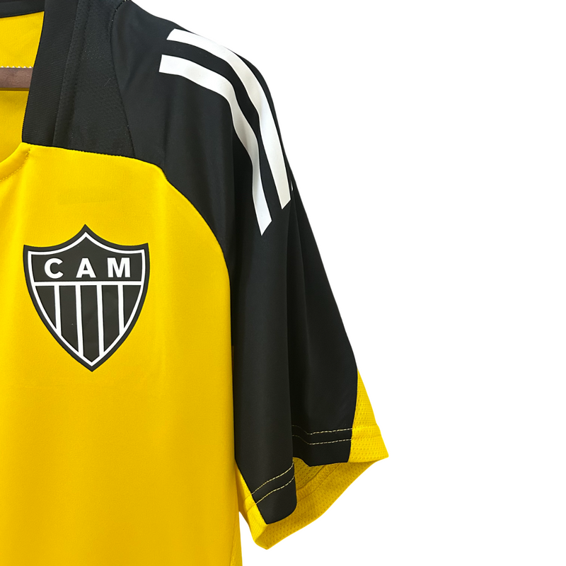 Camisa Atlético Mineiro Treino 25/26 Adidas Masculina - Amarelo e preto