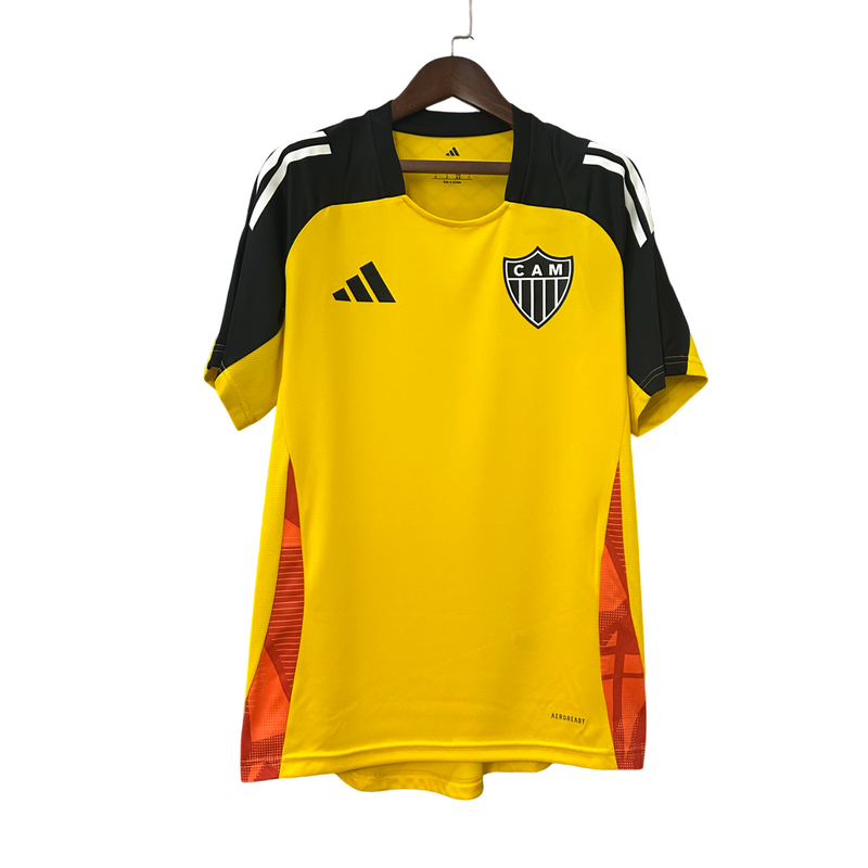Camisa Atlético Mineiro Treino 25/26 Adidas Masculina - Amarelo e preto