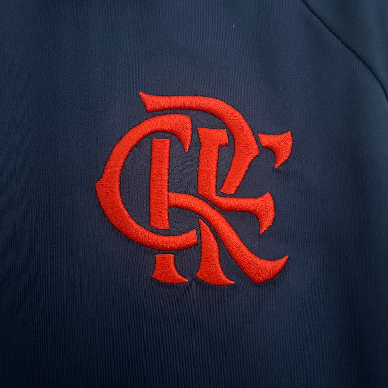 Camisa Polo Flamengo Treino 25/26 Adidas Masculina - Azul escuro