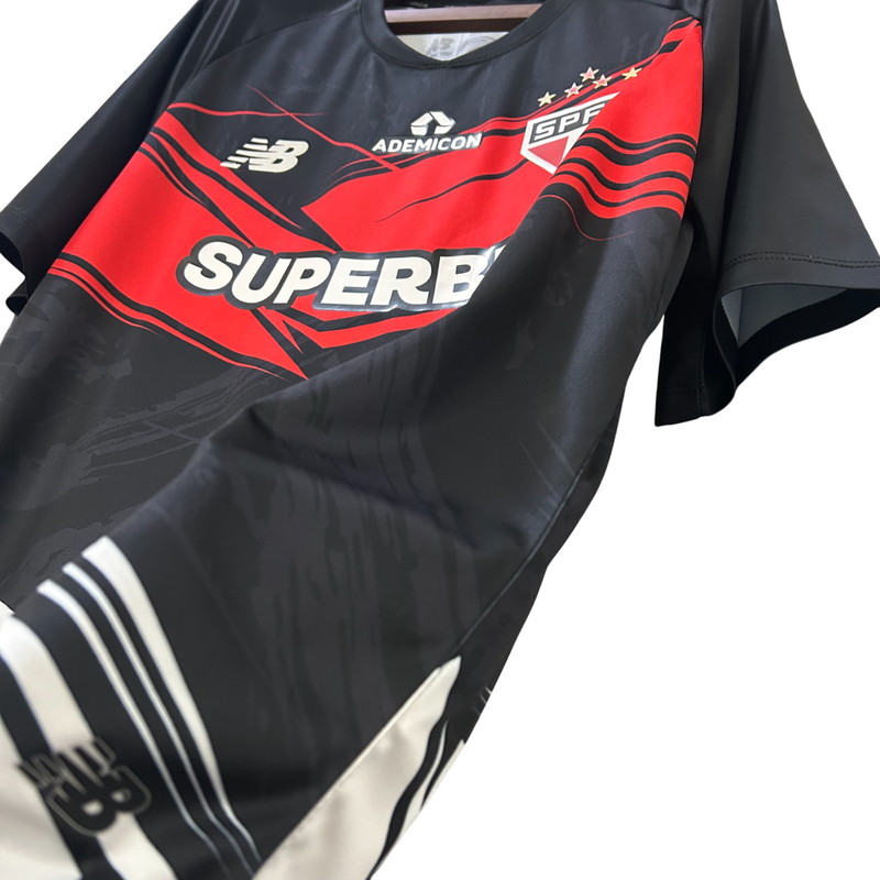 Camisa São Paulo Treino 25/26 New Balance Masculina - Preto