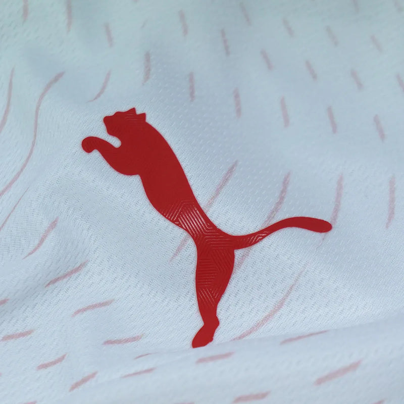Red Bull Bragantino Home Jersey PUMA Branca Masculina 25/26 - Branca
